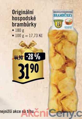 Albert Originální hospodské brambůrky • 180 g nabídka