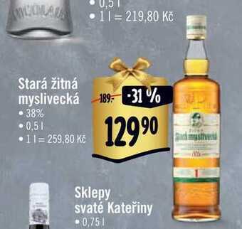 Albert Stará žitná myslivecká 0,5 l nabídka