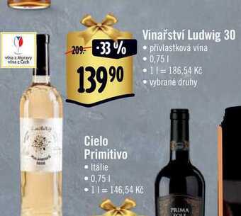 Albert Vinařství ludwig 30 0,75 l nabídka