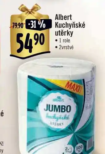 Albert Albert kuchyňské utěrky 1 role nabídka