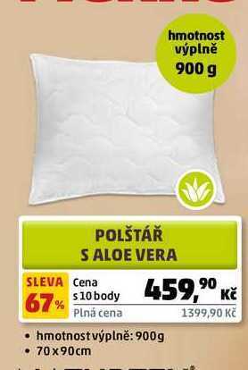 Penny Market Polštář s aloe vera nabídka