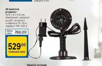 Tesco 3d laserový projektor nabídka