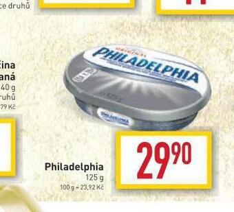 Billa Philadelphia sýr nabídka
