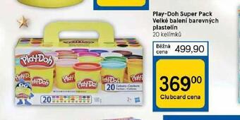 Tesco Play doh super pack velké balení barevných plastelín nabídka