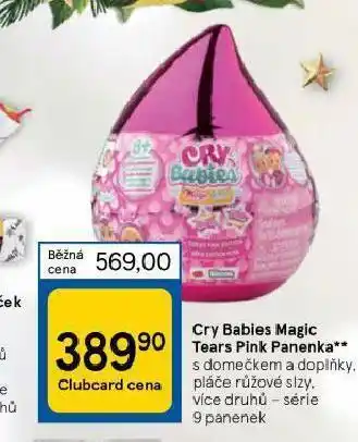 Tesco Cry babies magic tears pink panenka nabídka