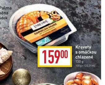 Billa Krevety nabídka