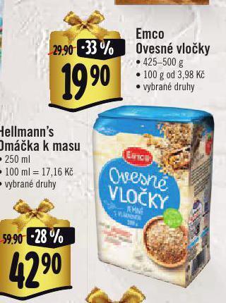 Albert Emco ovesné vločky nabídka