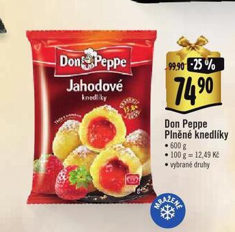 Albert Don peppe plněné knedlíky nabídka
