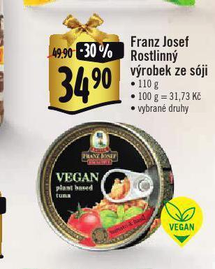 Albert Franz josef rostlinný výrobek ze sóji nabídka
