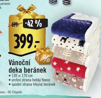 Albert Vánoční deka nabídka