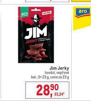 Makro Jim jerky nabídka