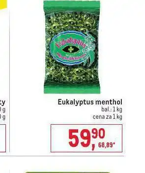 Makro Eukalyptus mentol nabídka