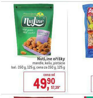 Makro Nutline oříšky nabídka