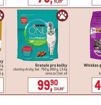 Makro Purina one granule pro kočky nabídka
