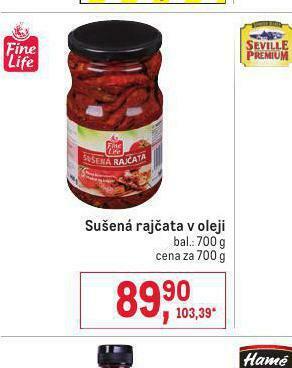 Makro Sušená rajčata v oleji nabídka