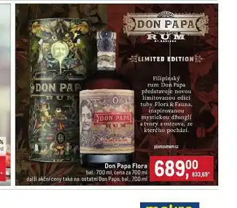 Makro Don papa flora nabídka