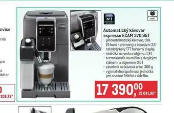 Makro Automatický kávovar nabídka
