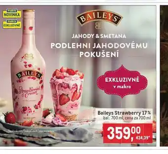 Makro Baileys strawberry 17% nabídka