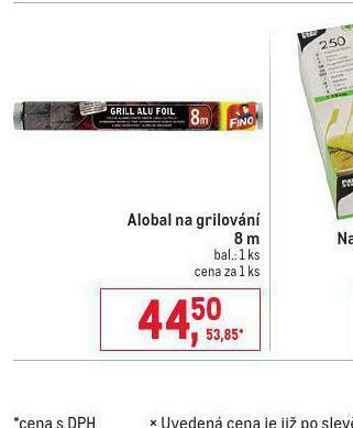 Makro Alobal na grilování nabídka