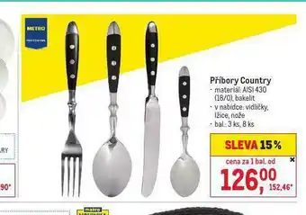 Makro Příbory country nabídka
