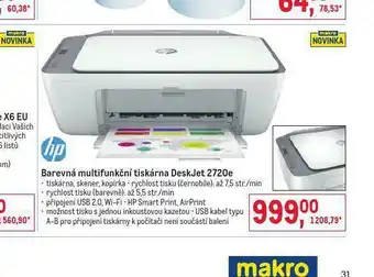 Makro Barevná inkoustová tiskárna hp nabídka