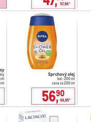 Makro Nivea sprchový gel nabídka