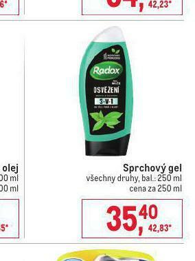 Makro Radox sprchový gel nabídka