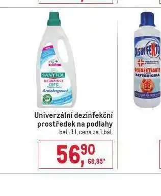 Makro Sanytol univerzální dezinfekční čistič nabídka