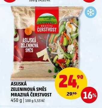 Penny Market Asijská zeleninová směs mrazivá čerstvost, 450 g nabídka