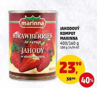 Penny Market Jahodový kompot marinna, 400 g nabídka
