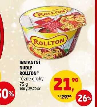 Penny Market Instantní nudle rollton, 75 g nabídka