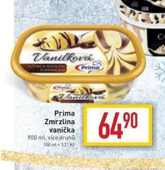 Billa Prima zmrzlina nabídka