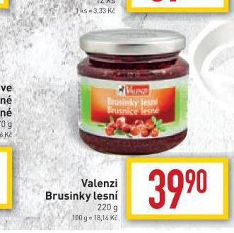 Billa Brusinky lesní nabídka