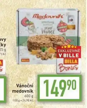 Billa Vánoční medovník nabídka