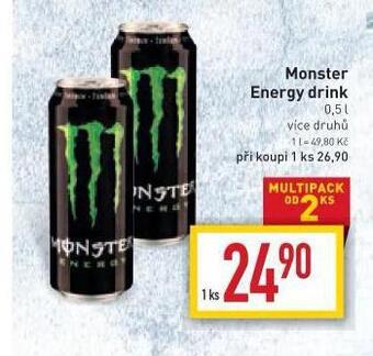 Billa Monster energy drink nabídka