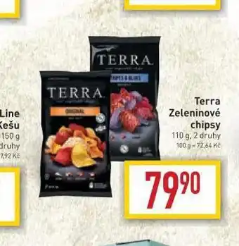 Billa Zeleninové chipsy nabídka