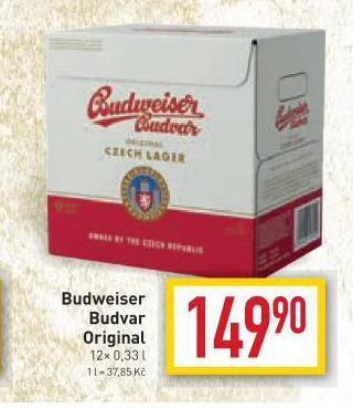 Billa Pivo budweiser budvar nabídka