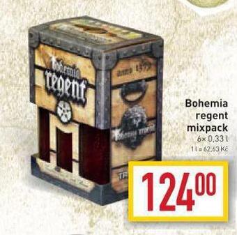 Billa Pivo bohemia regent nabídka