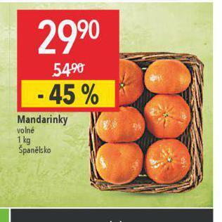 Globus Mandarinky nabídka