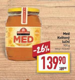 Billa Med květový luční nabídka