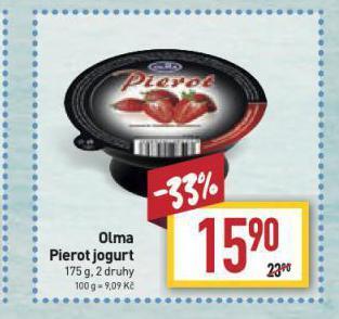 Billa Olma pierot jogurt nabídka