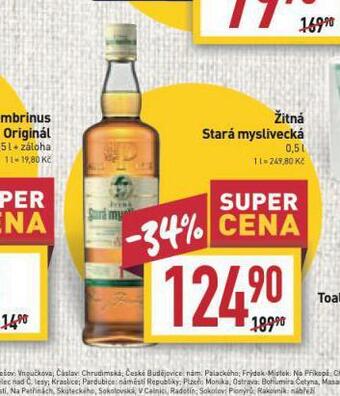 Billa Stará žitná myslivecká nabídka