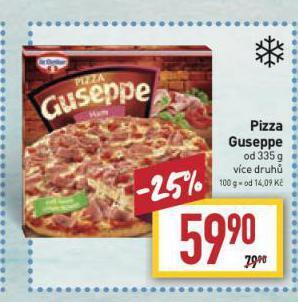 Billa Pizza guseppe nabídka
