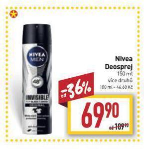 Billa Nivea deodorant sprej nabídka