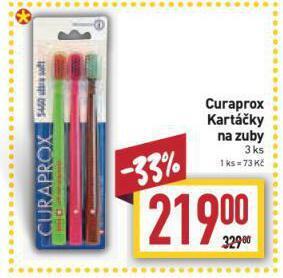 Billa Curaprox kartáčky na zuby nabídka