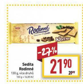 Billa Sedita rodinné nabídka