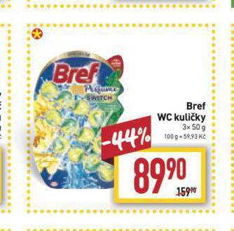 Billa Bref wc kuličky nabídka