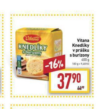 Billa Vitana knedlíky s burizony nabídka
