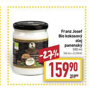 Billa Franz josef bio kokosový olej nabídka