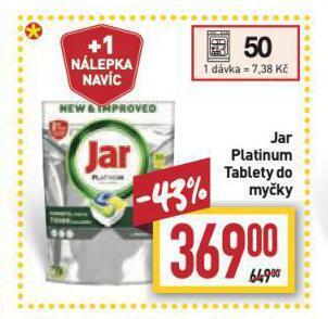 Billa Jar tablety do myčky nabídka